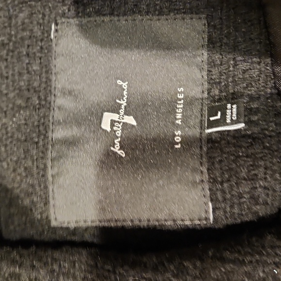 ❤️ NWOT! 7 FOR ALL MANKIND BOUCLE KNIT BLAZER JACKET, LARGE - Picture 5 of 13